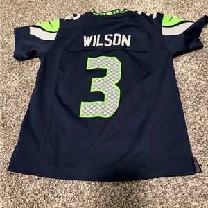 NFL Kids Navy and Lime Green Jersey